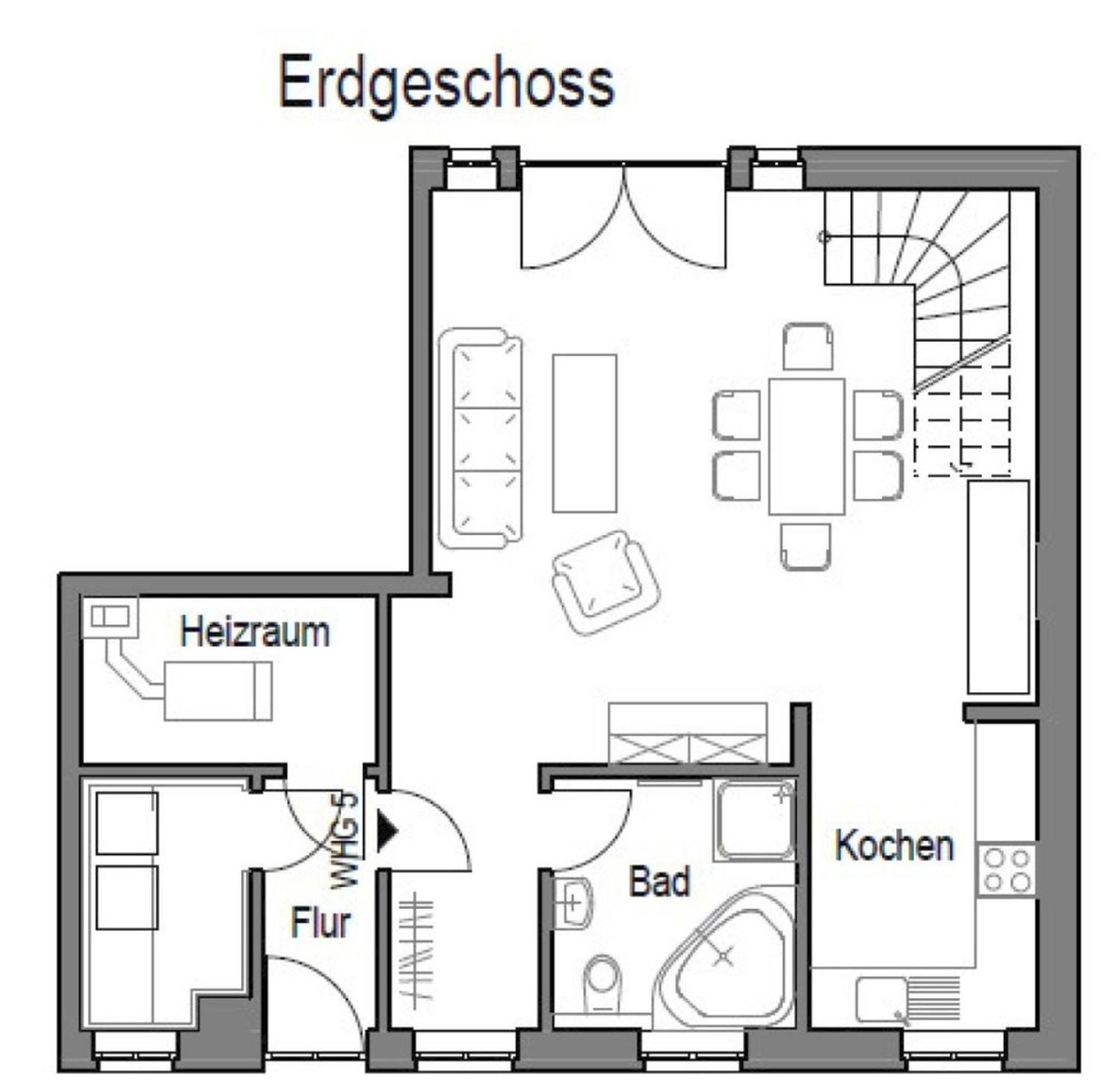 Deichhof Whg 5 Appartement Dunsum Buitenkant foto